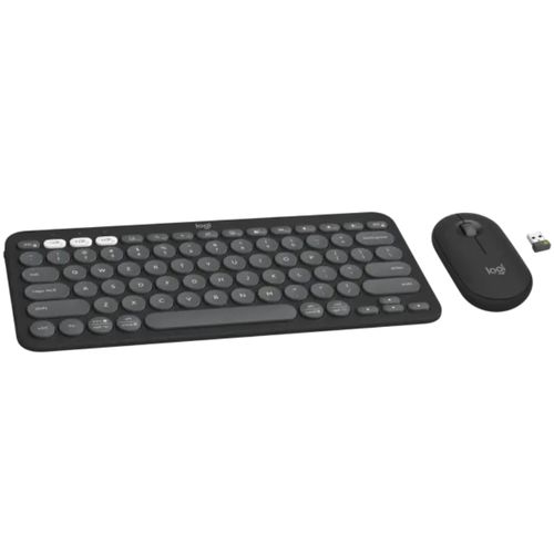 LOGITECH Pebble2 Wireless Combo US tastatura + miš crna slika 2