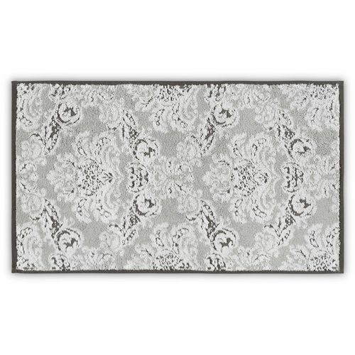 Colourful Cotton Ručnik, Damask Yard Dyed - White, Light Grey slika 1