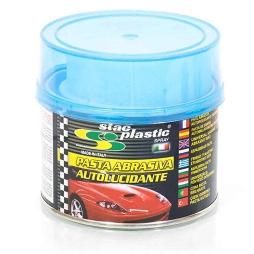 Stac Plastic Polir Pasta s Voskom, Grublja, 250g slika 2