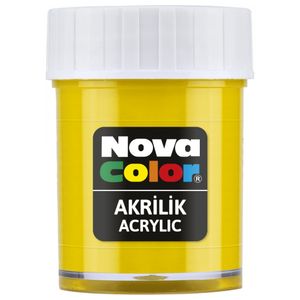 Nova Color Slikanje - Akrilne Boje 30g - Žuta - 540287