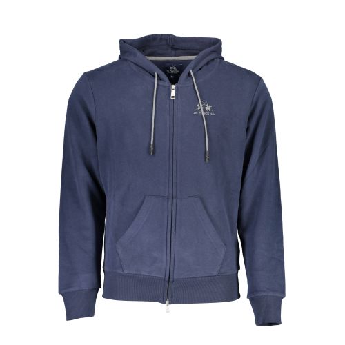 LA MARTINA MEN'S BLUE ZIP SWEATSHIRT slika 1