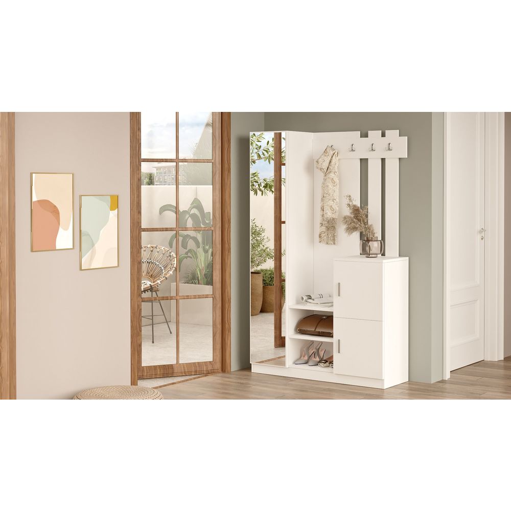 Hall Stand Dd7-W - Bijela slika 3