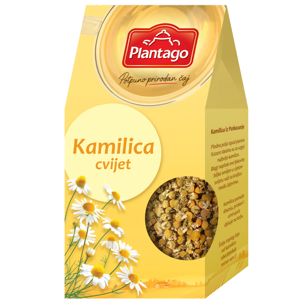 Plantago čaj Kamilica cvijet 40g slika 1