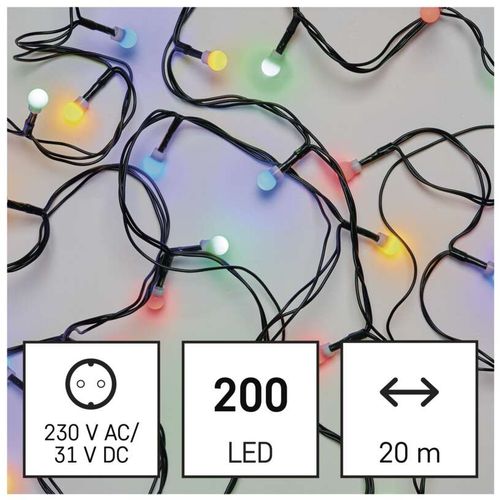 Emos LED svetlosni lanac - cherry 200 LED 20m MTG-D5AM03 slika 2
