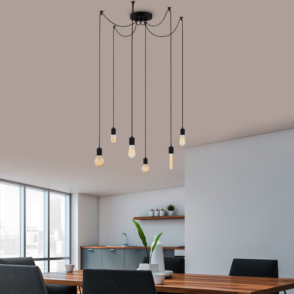 Luster Kabluni - MR - 928 u crnoj boji slika 3