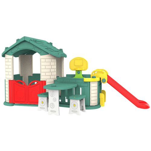Set HOUSE 5u1 - zeleni - plastično dječje igralište slika 1