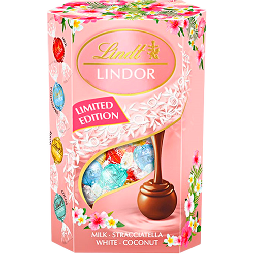 Lindt lindor cornet pink mix 200g slika 1