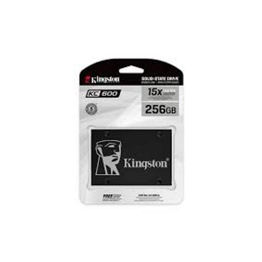 Kingston SSD 256GB 2.5" KC600SATA3,550/500MB/s3D TLC,XTS-AES 256-bit encryption slika 1