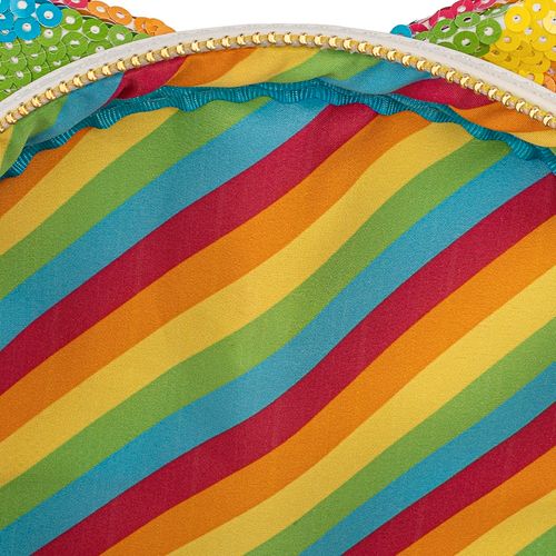 Loungefly mini ruksak Disney Sequin Rainbow Minnie slika 7
