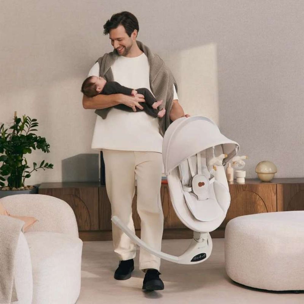 Kinderkraft Električna ležaljka Tulsy, Grey slika 11