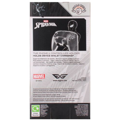 Marvel Symbiote Spider-Man figure clamping bracket Cable guy 21cm slika 12