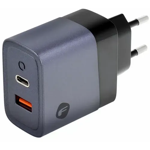 Forcell F-Energy GaN mrežni punjač - 45 W s priključcima: USB C i USB A s PD i QC 4.0 punjenjem slika 2