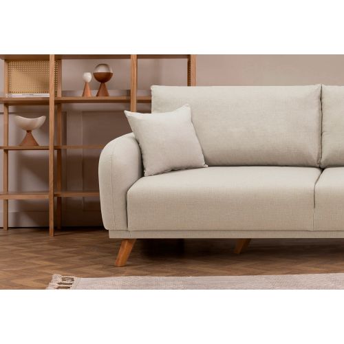 Atelier Del Sofa Hera Set - Krem Garnitura sa Sofa-Krevetom slika 6