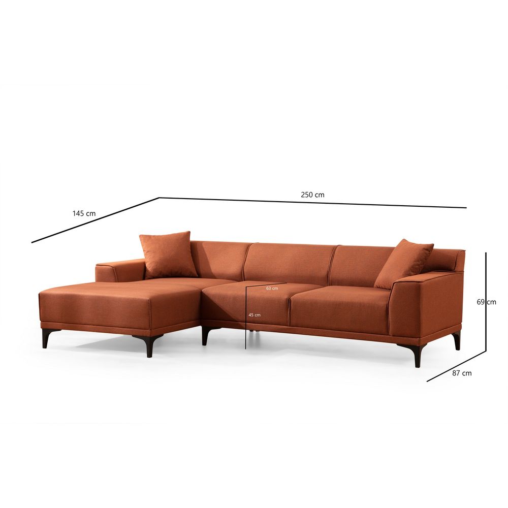 Petra L Kutna Sofa - Narandžasta slika 8