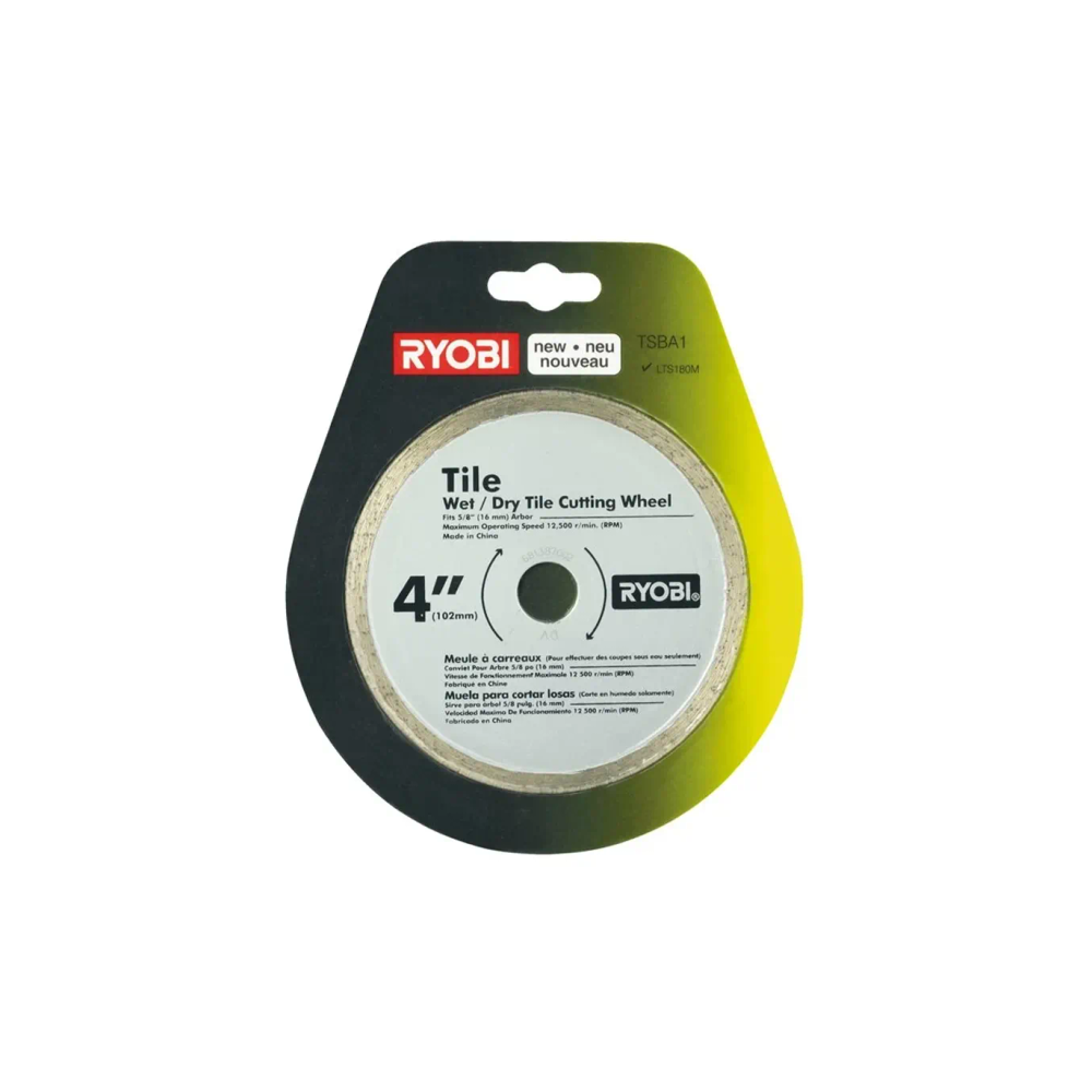 Ryobi - Dijamantna rezna ploča 102x16 mm za LTS180M akumulatorski rezač pločica TSBA1 slika 1