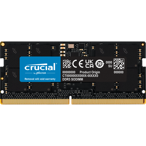 Crucial 16GB DDR5-5600 SODIMM CL46 (16Gbit) slika 1