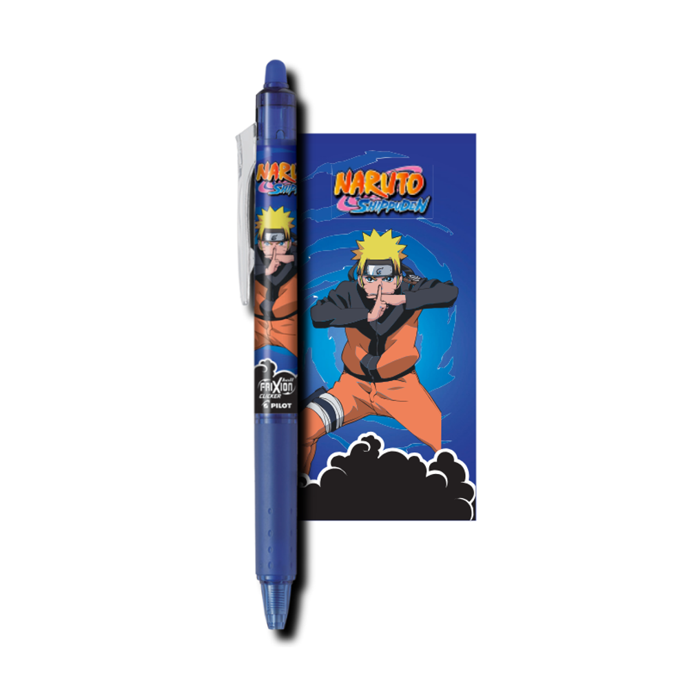 ROLER PILOT NARUTO FRIXION  BALL CLICKER 0.7 PLAVI slika 1