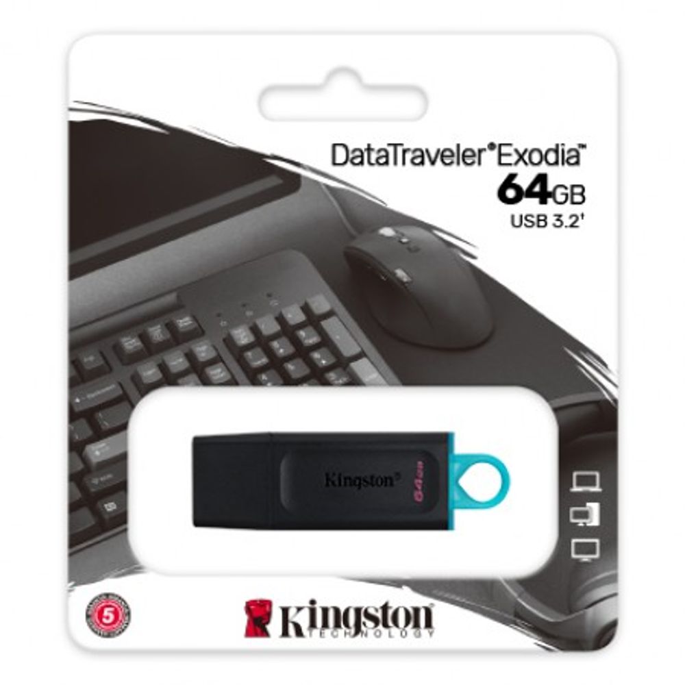 Kingston USB Memorija Exodia 64GB USB 3.2 slika 3