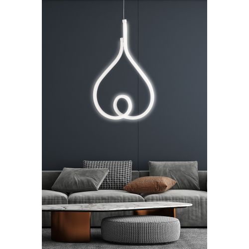 Skylove White - White Light White Chandelier slika 1