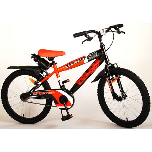 Dječji bicikl Volare Sportivo 18" neon narančasta/crna s dvije ručne kočnice slika 3