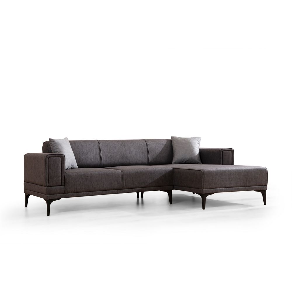 Ugaona Sofa na Razvlačenje Horizon Right - Tamnosiva slika 5