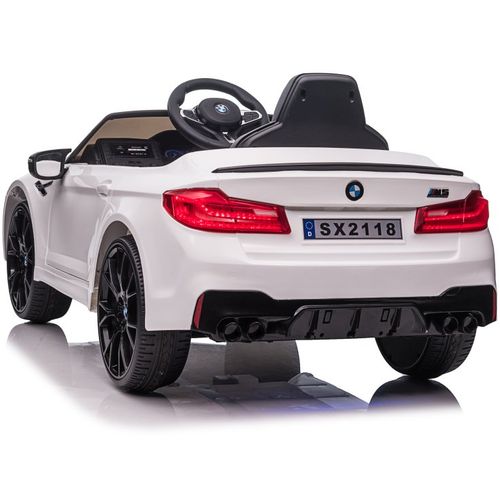 Licencirani BMW M5 DRIFT bijeli - auto na akumulator slika 3