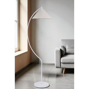 Opviq Podna lampa 494, krem, bijela