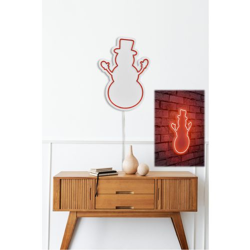 Wallity Ukrasna plastična LED rasvjeta, Snowman - Red slika 12