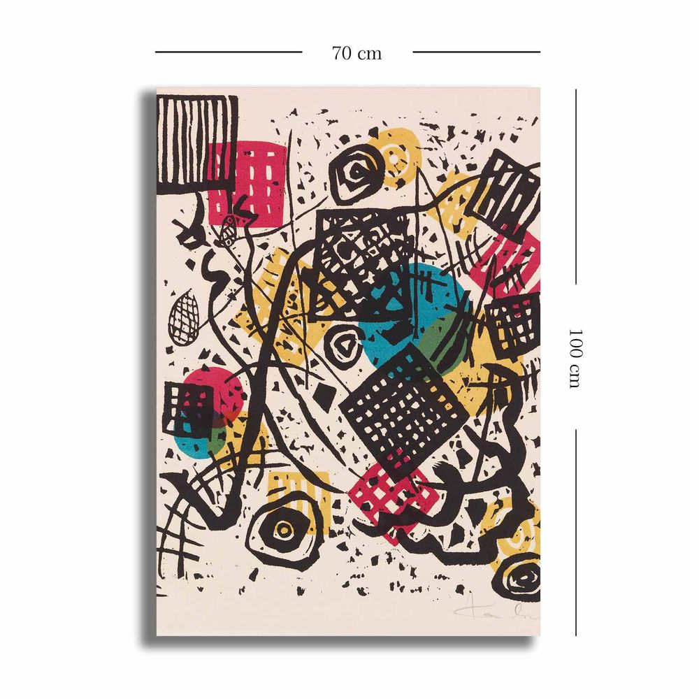Šareno Dekorativno Platno 'Kandinsky' 70x100 cm slika 3
