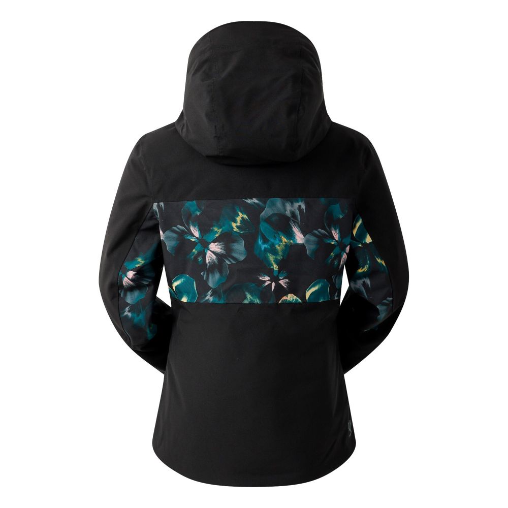 Dare2B Ženska jakna Iced, Black/Electric Floral slika 2