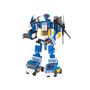 Deli Mini kocke Police 74581 - Policijski Transformer