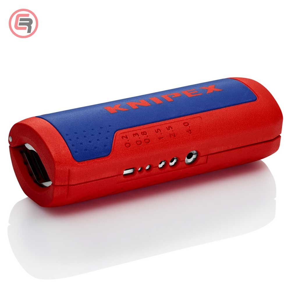 Knipex Rezač Za Bužir Rebrasti TwistCut fi 13 - 32 mm Sa Skidačem Izolacije 0,2 - 4 mm2  – 90 22 02 SB slika 1