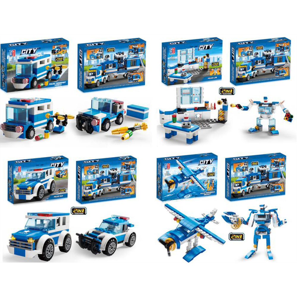 Mkp380458 Policijski Set Kocke 18X12cm slika 1