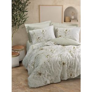 Lucida - Beige Beige Satin Double Quilt Cover Set