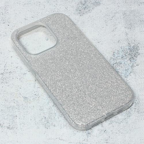 Torbica Crystal Dust za iPhone 14 6.1 Pro srebrna slika 1