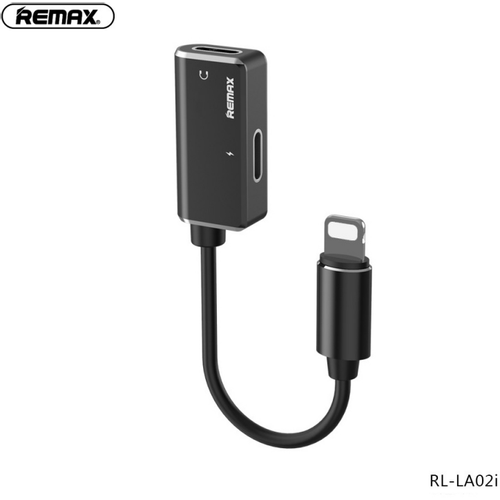 Adapter REMAX za punjenje iPhone RL-LA02i crni slika 2