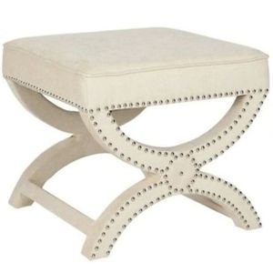 Felice Halka Pouffe 60 - Cream Cream Pouffe