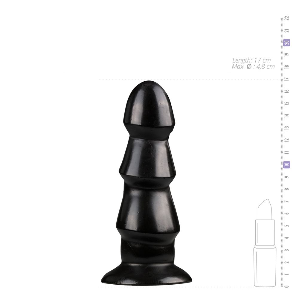 Dildo All Black 17 cm slika 5
