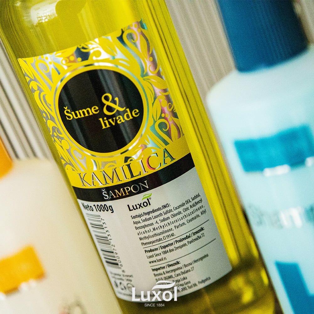 Luxol Šampon za kosu univerzalni kamilica 1000ml slika 3