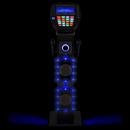 Auna KaraBig karaoke uređaj Bluetooth LED 7'' TFT CD USB ugrađen zvučnik slika 6