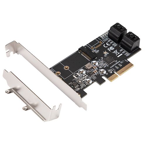 E-GREEN PCI-Express kontroler 5-port SATA III int. Kartica JMB585 Chipset slika 1