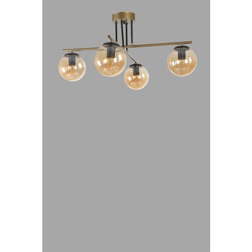 Oslo 4 Lü Eskitme Bal Camlı Avize Gold
Black
Amber Chandelier slika 5