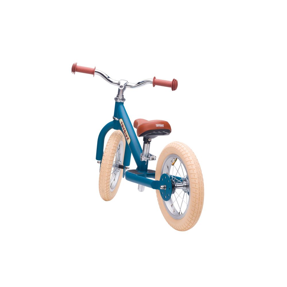 TRYBIKE Balans bicikl 2u1 Steel, Vintage Blue Matt slika 4