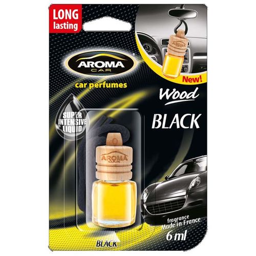 Aroma Car Miris za auto WOOD 6ml BLACK slika 1
