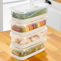 Hermia Concept Set organizera za hladnjak (4 komada) 4B - sivi