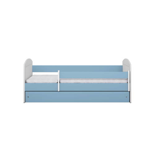 Drveni dječji krevet Classic s ladicom - plavi - 160*80cm slika 3