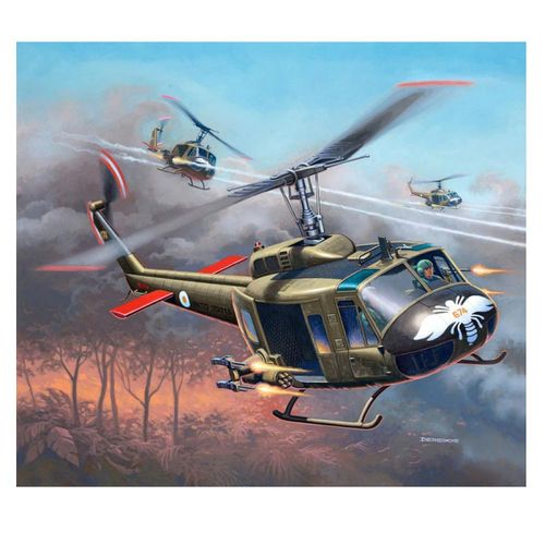 Revell Maketa Bell  Uh-1H  Gunship slika 3