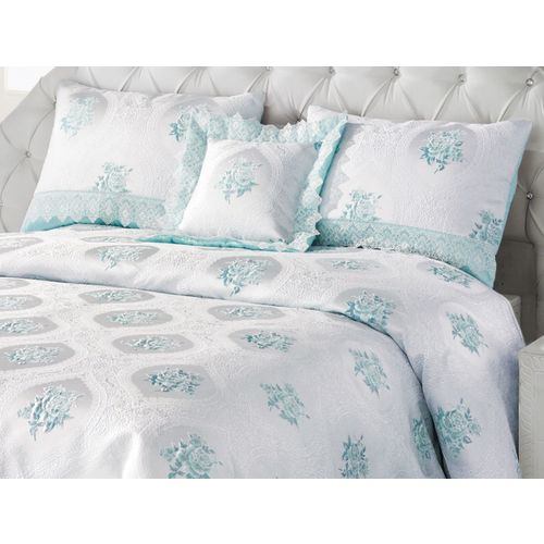 Jaden Turquoise
White Double Bedspread Set slika 2