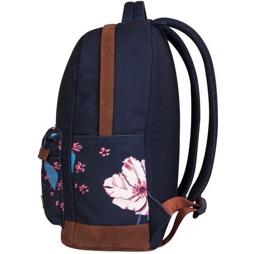 Target školski ruksak Canvas floral blue slika 3