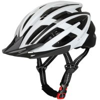 Wozinsky HT-28VCB MTB kaciga s stražnjim USB svjetlom L crno-bijela